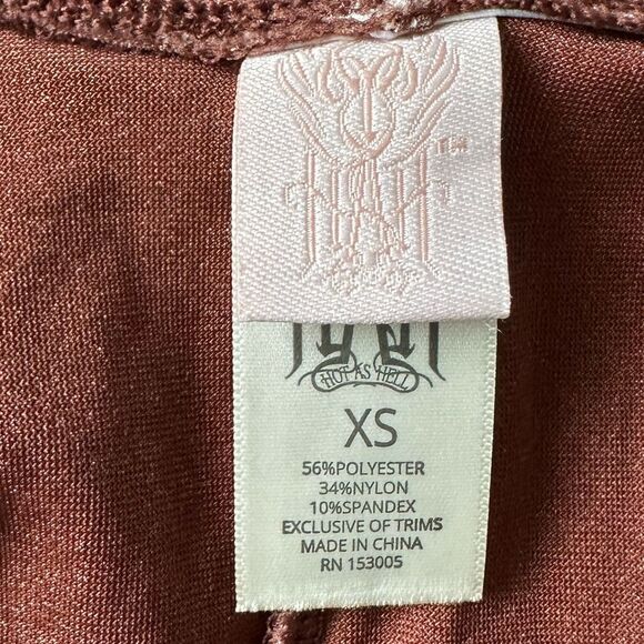 We Are HAH Women’s Hot As Hell Comin in Haht Plunging Velvet Bodysuit Size XS - Picture 8 of 8